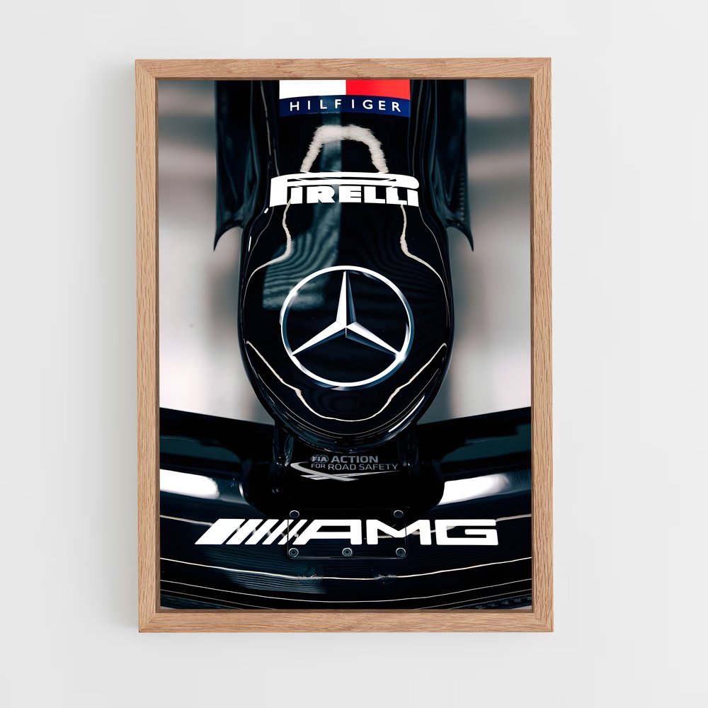 Poster Mercedes MP4 Vision – affiche Voitures de Formule 1 (vue 4)